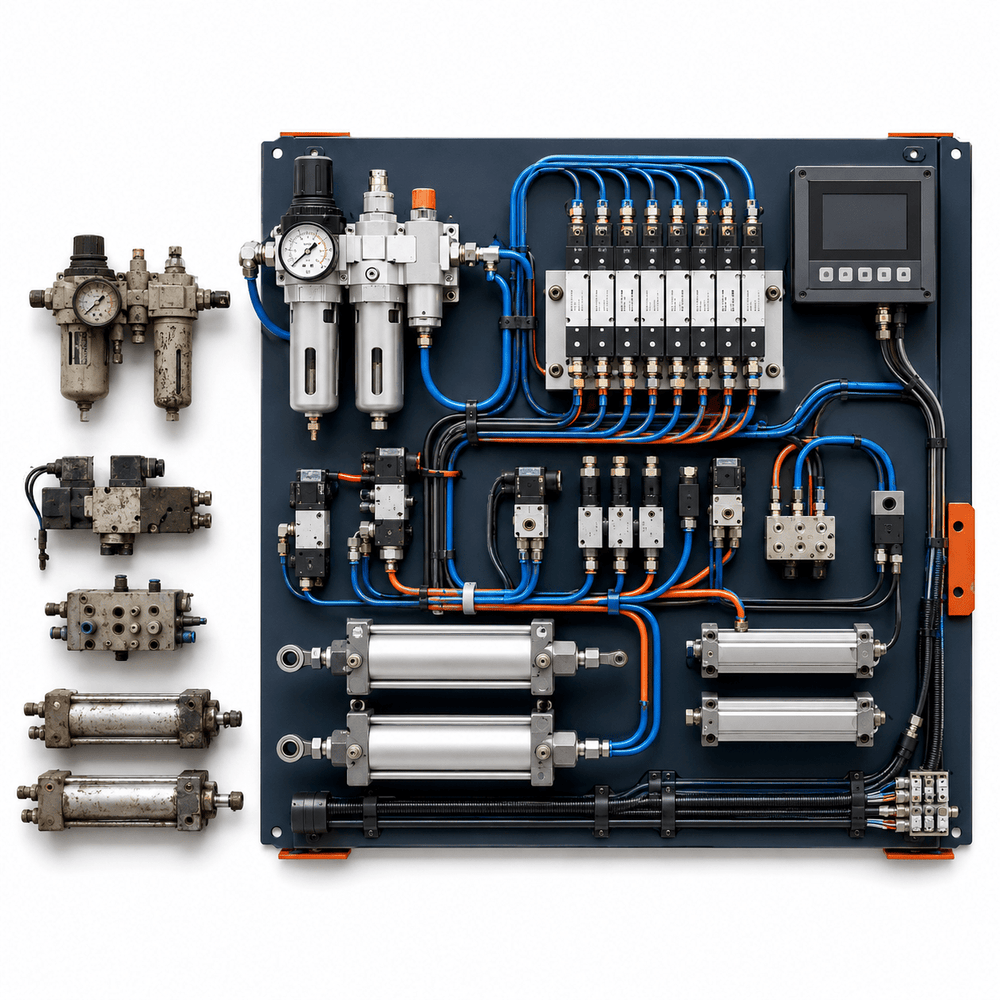 AirTAC pneumatic system retrofit and component upgrade service